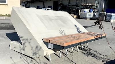 Borne Béton SAFELY avec banc en bois